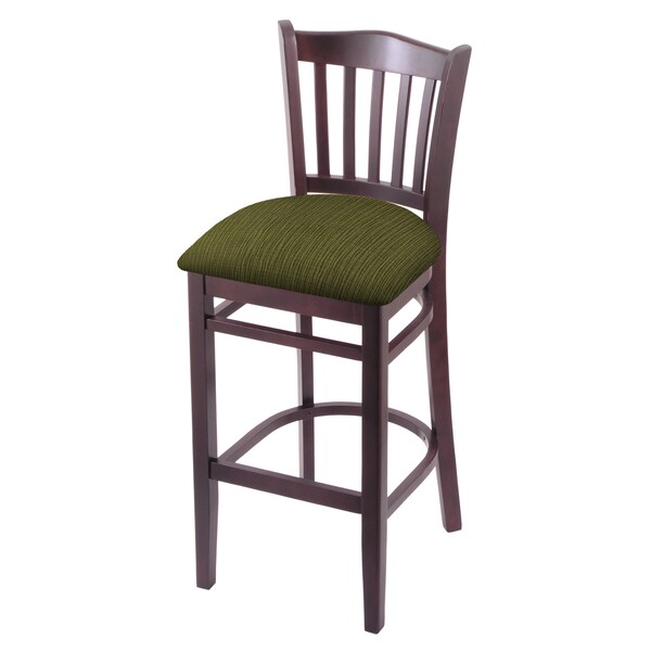 Holland Bar Stool Co 30" Bar Stool, Dark Cherry Finish, Graph Parrot Seat 312030DC015 - main